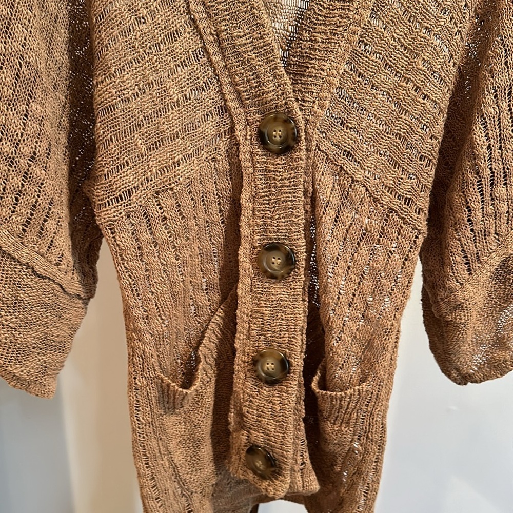 Tracy Reece Brown Cardigan - Picture 4 of 4